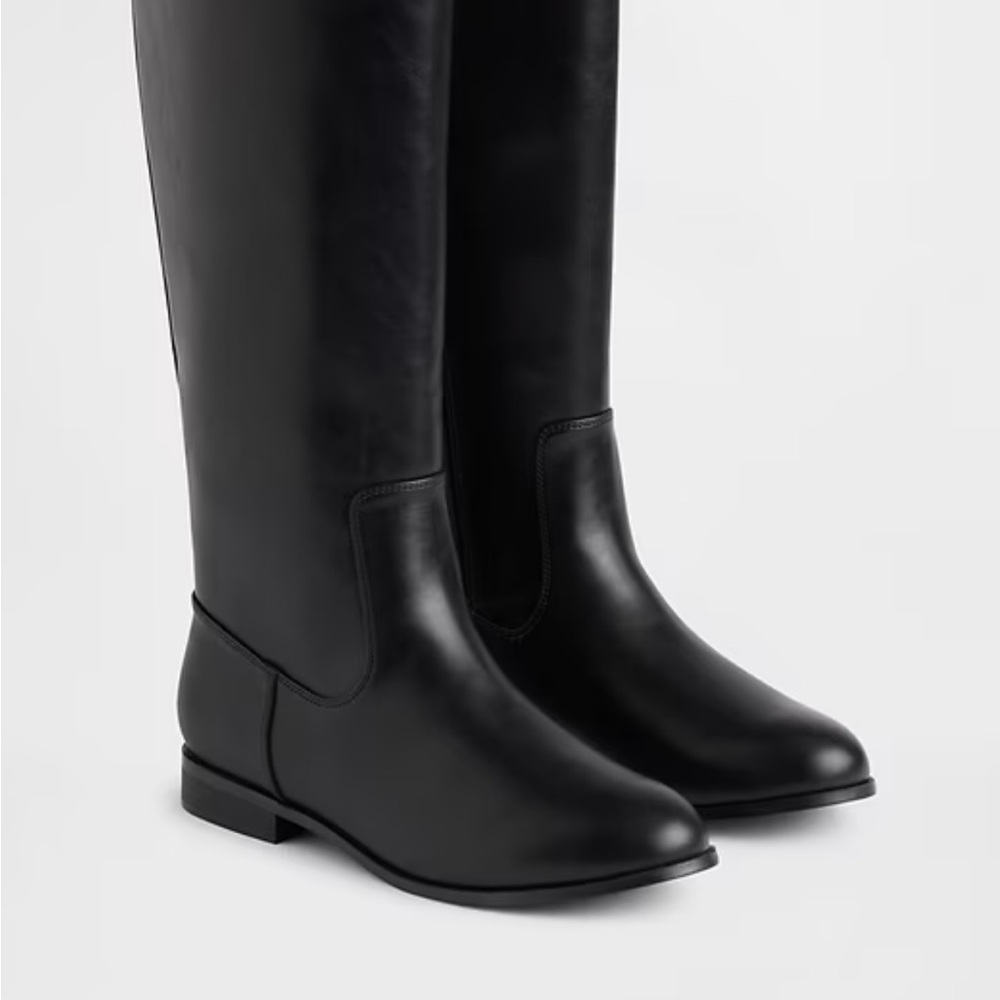 GAP Vegan Leather Black Tall Boots Women’s 7